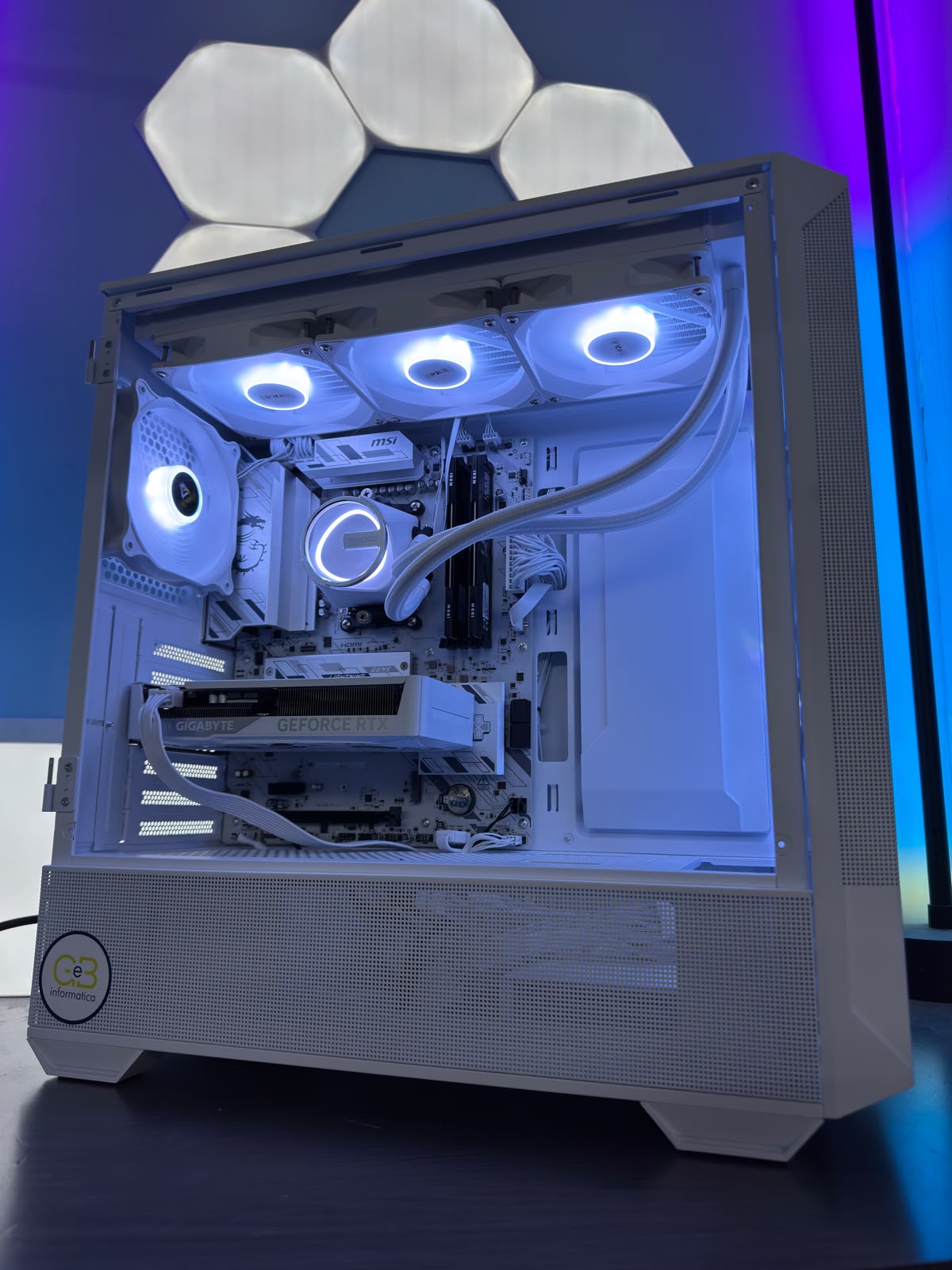 GeB GAMING RUMI WHITE - RTX 5060 - immagine 2