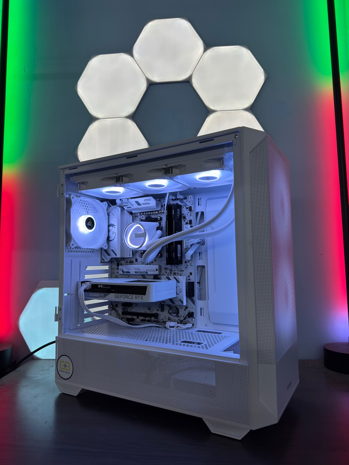 GeB GAMING RUMI WHITE - RTX 5060 - immagine 4