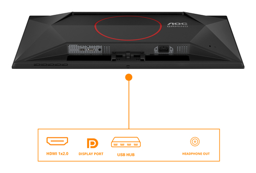 Monitor 26.5" Q27G41ZDF QD-OLED 240Hz QHD 0,03ms HDMI/DisplayPort - immagine 3