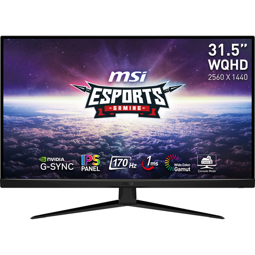 MONITOR MSI GS321Q 31.5" 170Hz WQHD 2K 1ms HDMI/DP - immagine 2