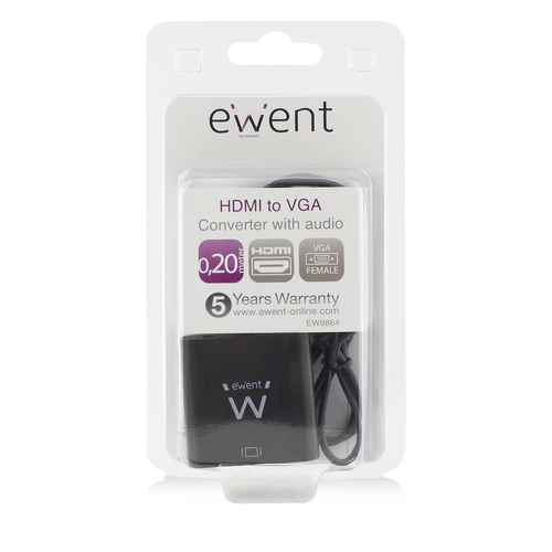 CONVERTITORE EWENT HDMI/VGA - immagine 5