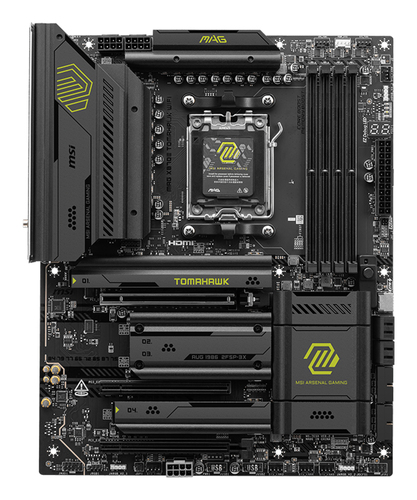 MSI MAG X870E TOMAHAWK WIFI AM5 ATX - immagine 2