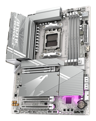 GIGABYTE X870E AORUS ELITE WIFI7 ICE SKAM5 ATX - immagine 4