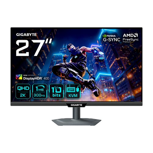 MONITOR GIGABYTE M27Q3 QHD SS-IPS 27" 320Hz 1ms - immagine 2