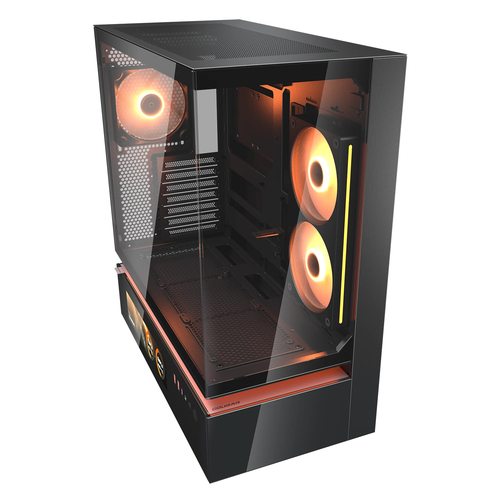 CASE COUGAR CFV235 VISION LCD ARGB BLACK ATX - immagine 4