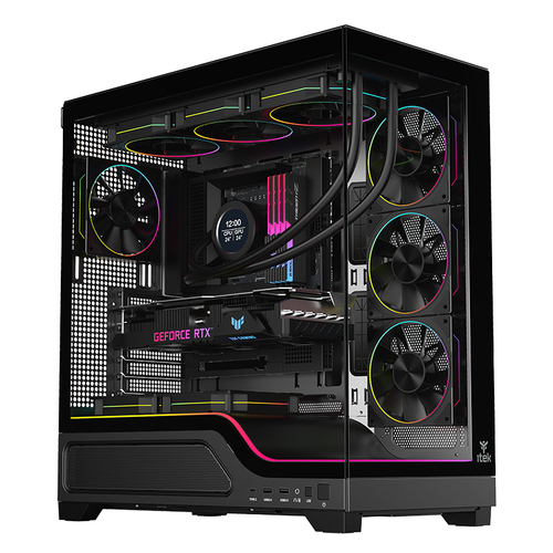 CASE ITEK SHOWBUI WAVE 82B ARGB BLACK USB 3.0 ATX