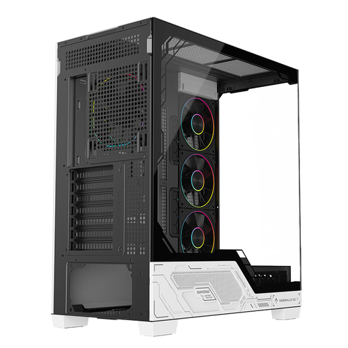 CASE ITEK NEBRALUX 01 ARGB BLACK/WHITE USB 3.0 ATX - immagine 5