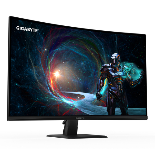 MONITOR GIGABYTE GS32QCA QHD CURVE IPS 32" 180Hz 1ms - immagine 2