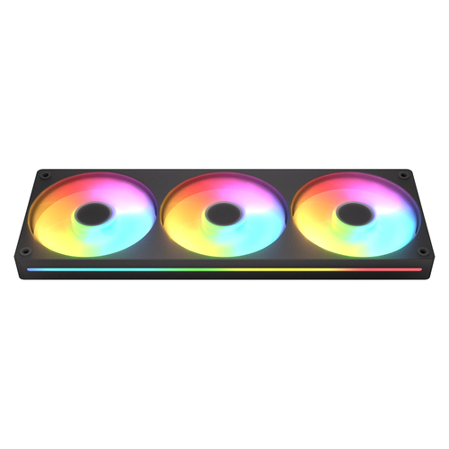 KIT VENTOLE COUGAR UNI360-FB ARGB BLACK 12X12