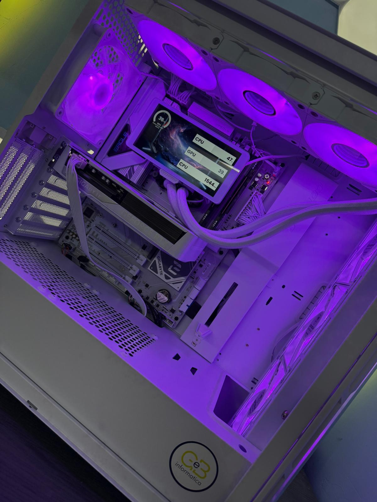GeB GAMING MAGNUM WHITE - RTX 5060 TI - immagine 3