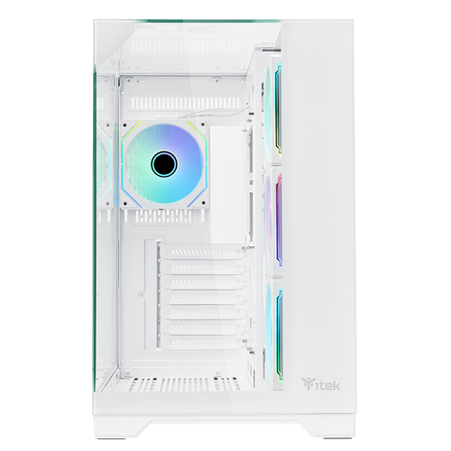 CASE ITEK DARK CAVE PANO ARGB WHITE USB 3.0 ATX - immagine 3