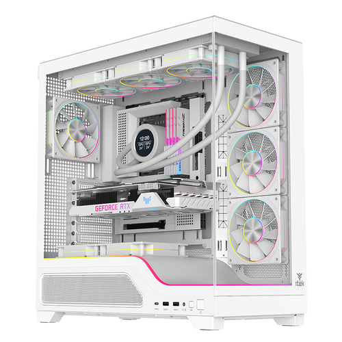 CASE ITEK SHOWBUI WAVE 82B ARGB WHITE USB 3.0 ATX
