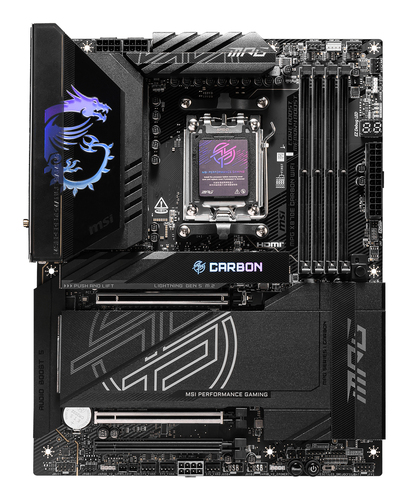 MSI MAG X870E CARBON WIFI AM5 ATX - immagine 2