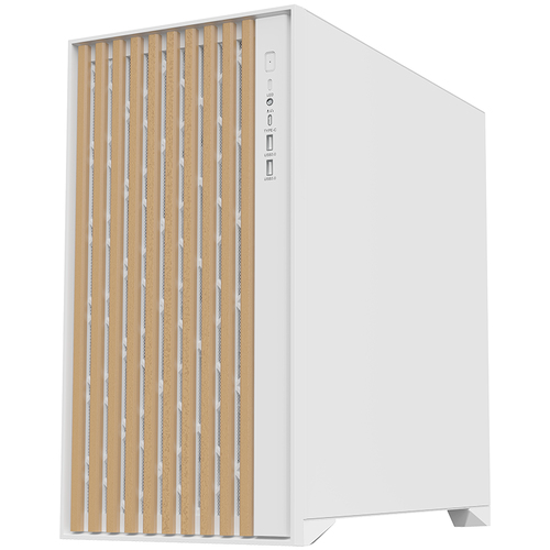 CASE ITEK WOODY WHITE USB 3.0/TYPE-C ATX - immagine 4