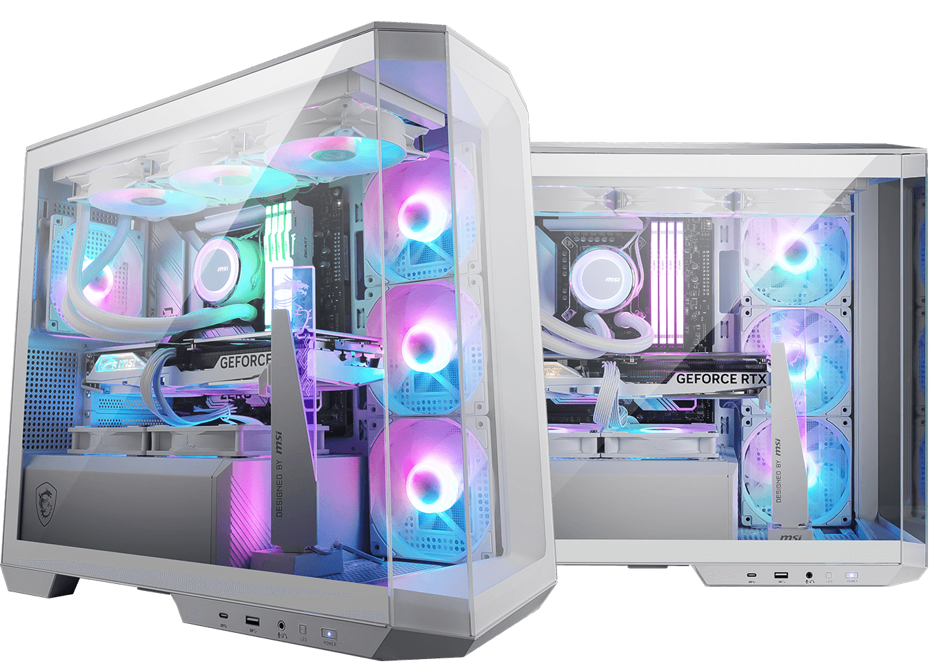 CASE MSI MAG PANO M100R USB 3.2 M-ATX WHITE - immagine 3