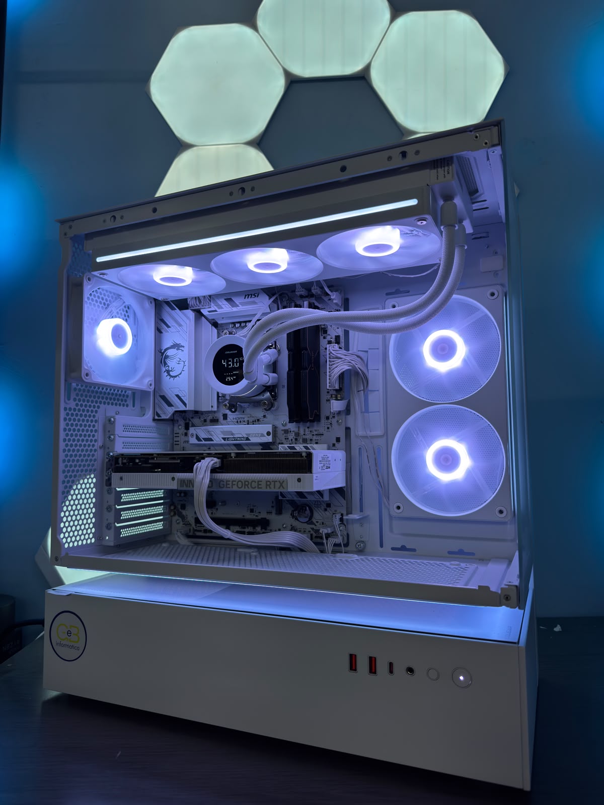 GeB GAMING PRESTIGE WHITE - RTX 5070 - immagine 4