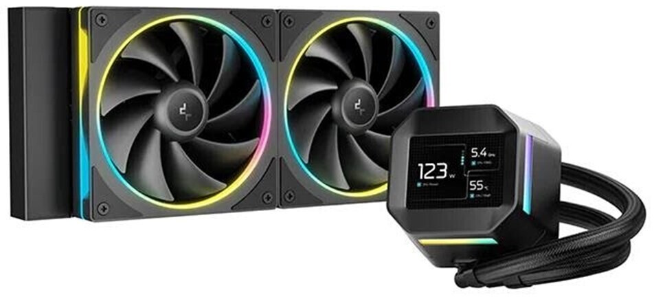 DEEPCOOL LM240 LCD 2.4" ARGB BLACK 240mm