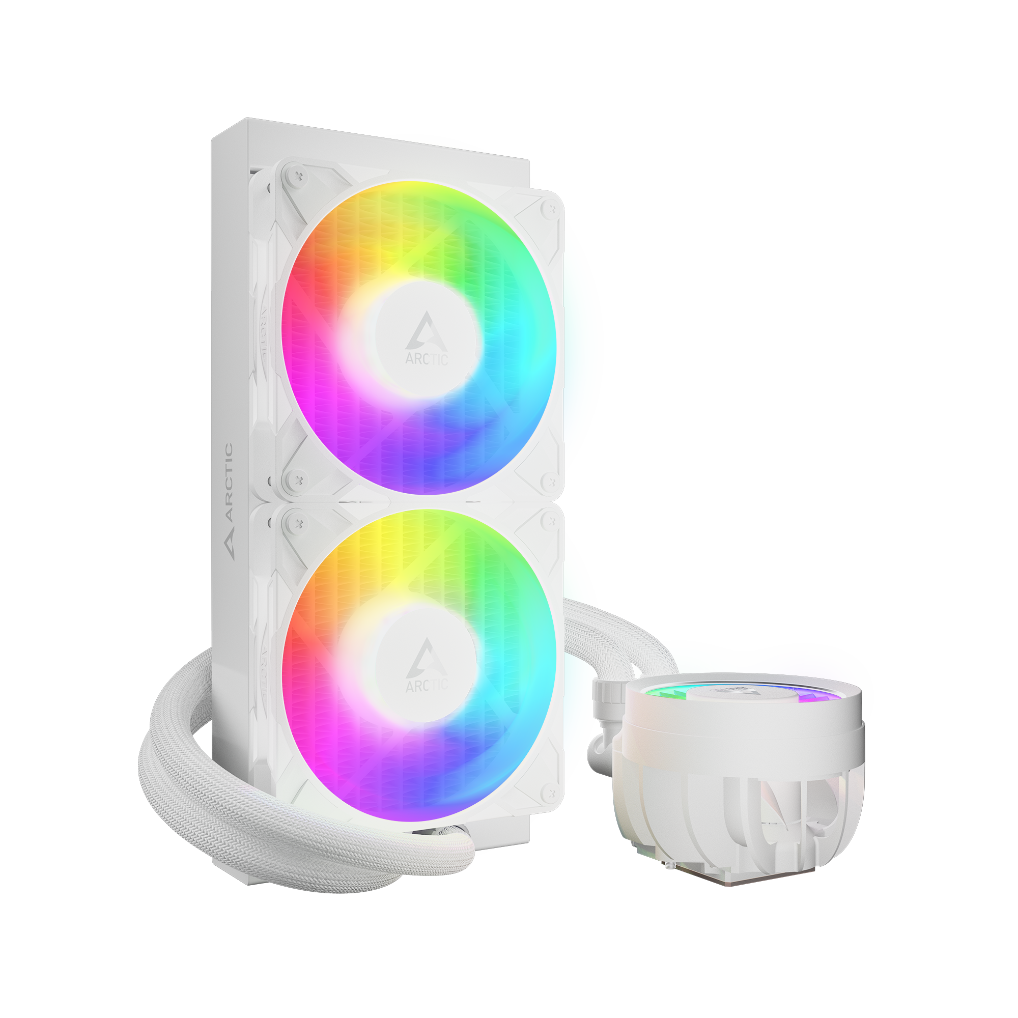 ARCTIC LIQUID FREEZER III 240 PRO ARGB WHITE 240mm - immagine 2