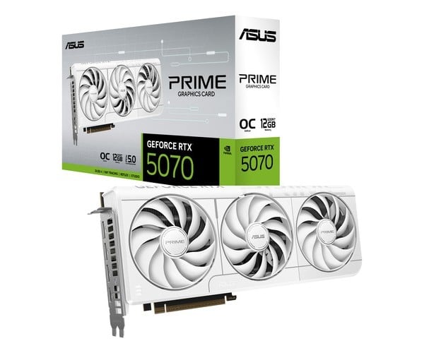 ASUS GEFORCE PRIME RTX 5070 12GB OC WHITE