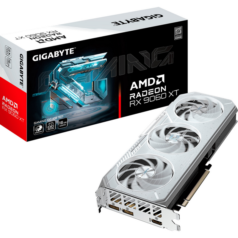 GIGABYTE RX 9060 XT GAMING OC ICE 16GB