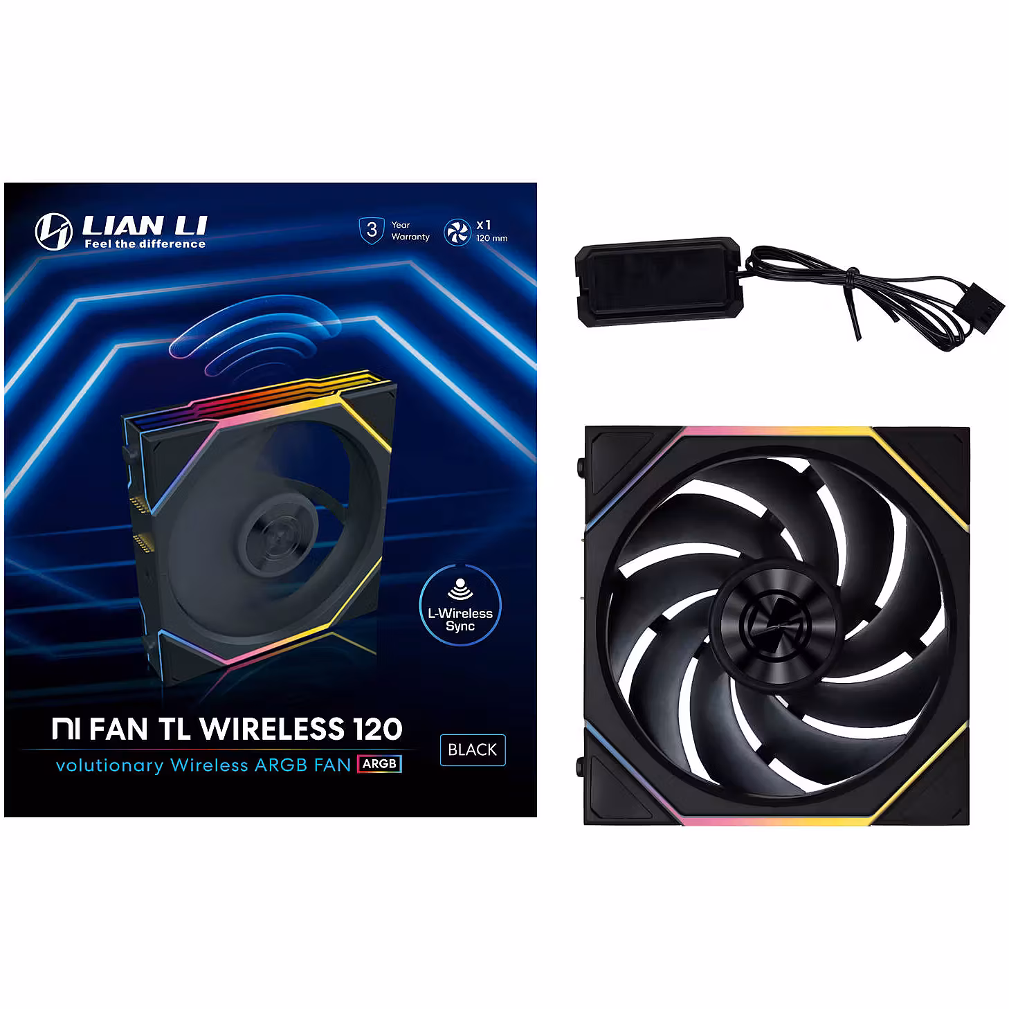 LIAN LI UNI FAN TL WIRELESS 120 ARGB BLACK