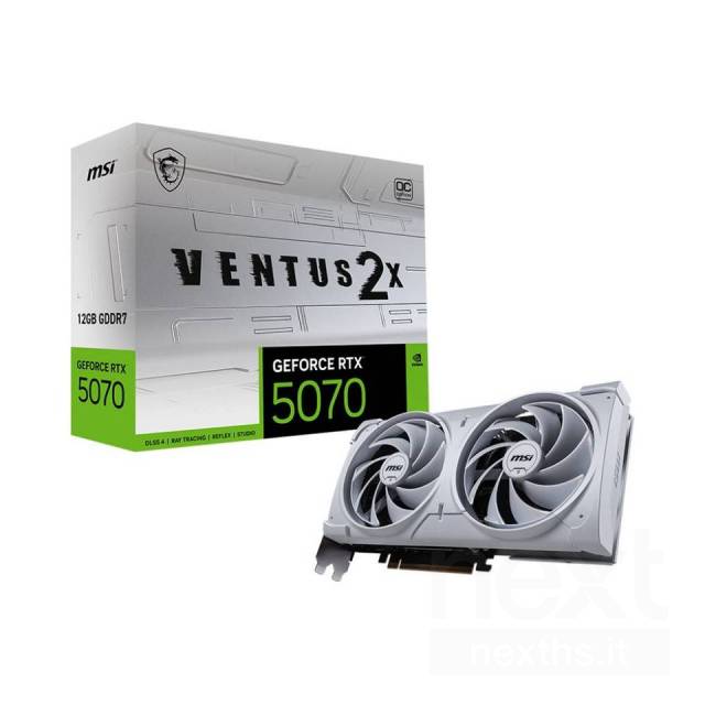 MSI GEFORCE RTX 5070 VENTUS 2X OC 12GB WHITE