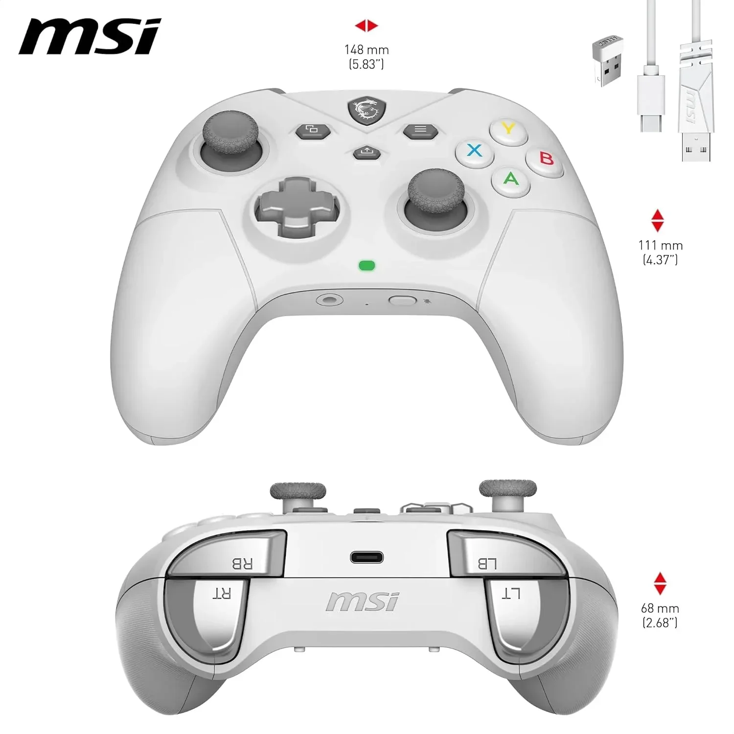 MSI FORCE GC300 WIRELESS WHITE - immagine 4