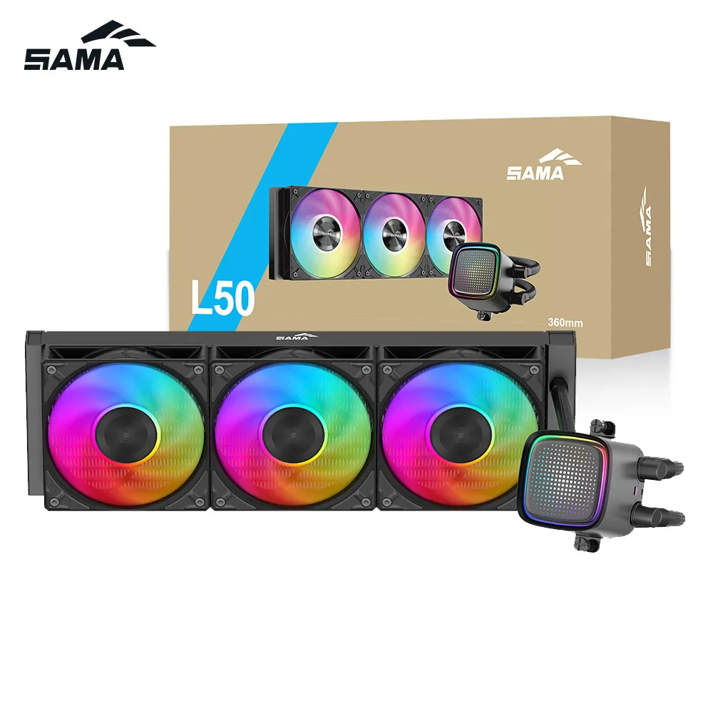 SAMA L50 ARGB BLACK 360mm