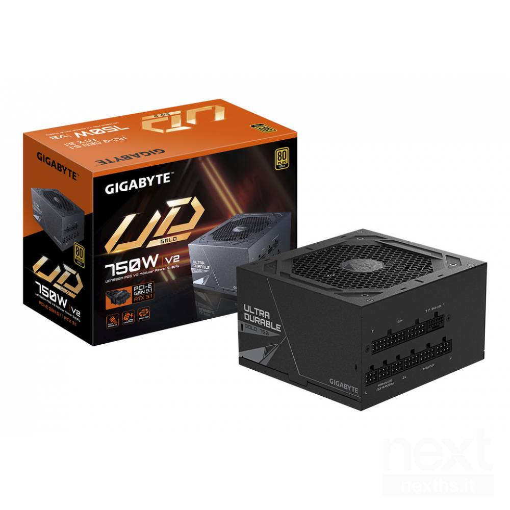 ALIMENTATORE GIGABYTE GP-UD750GM PG5 V2 750W 80+ GOLD FULL MODULAR