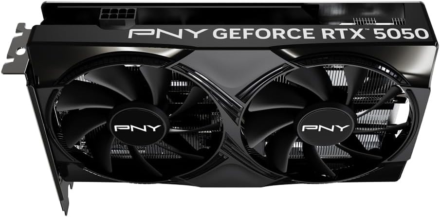 PNY GEFORCE RTX 5050 DUAL FAN BLACK 8GB - immagine 3