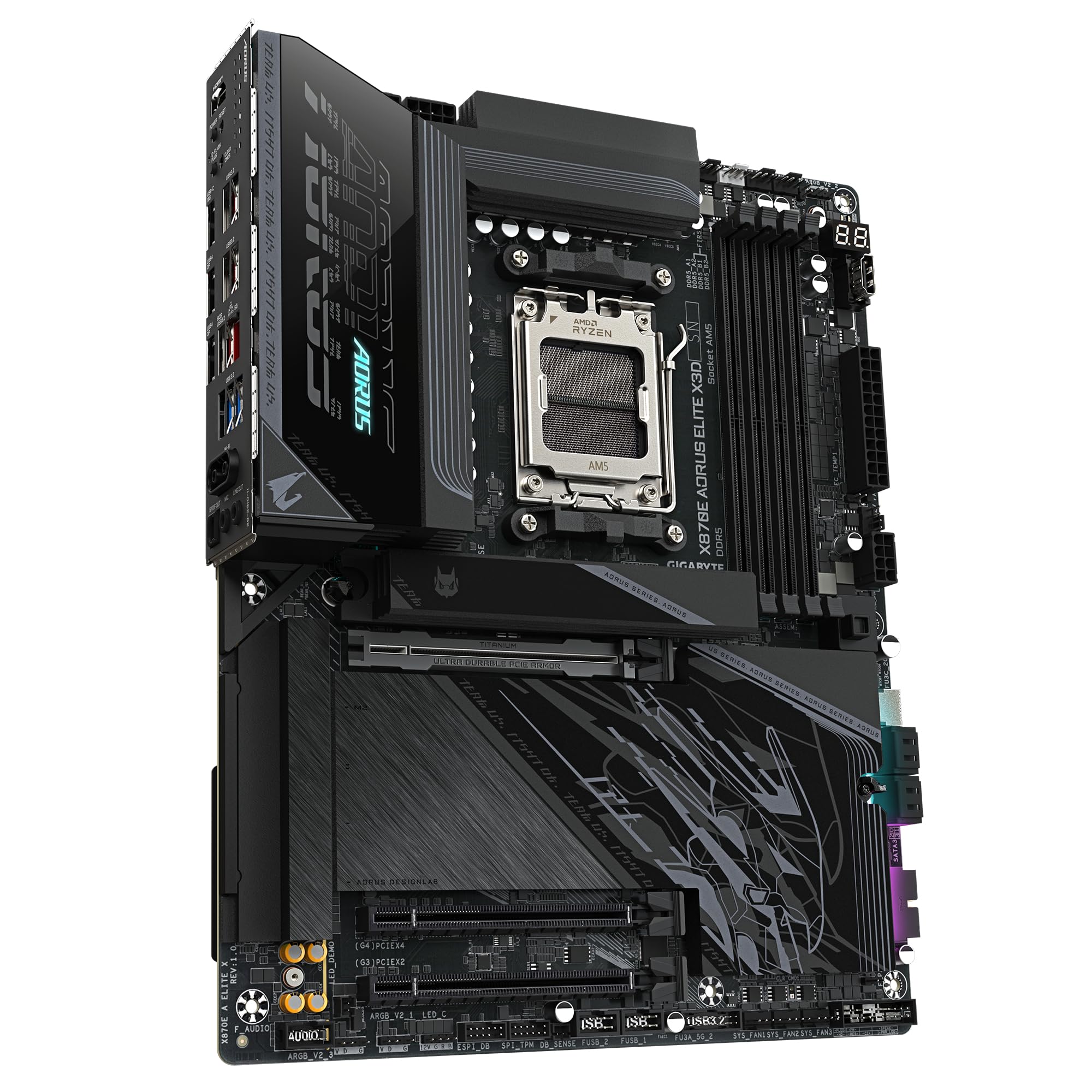 GIGABYTE X870E AORUS ELITE X3D SKAM5 ATX - immagine 5