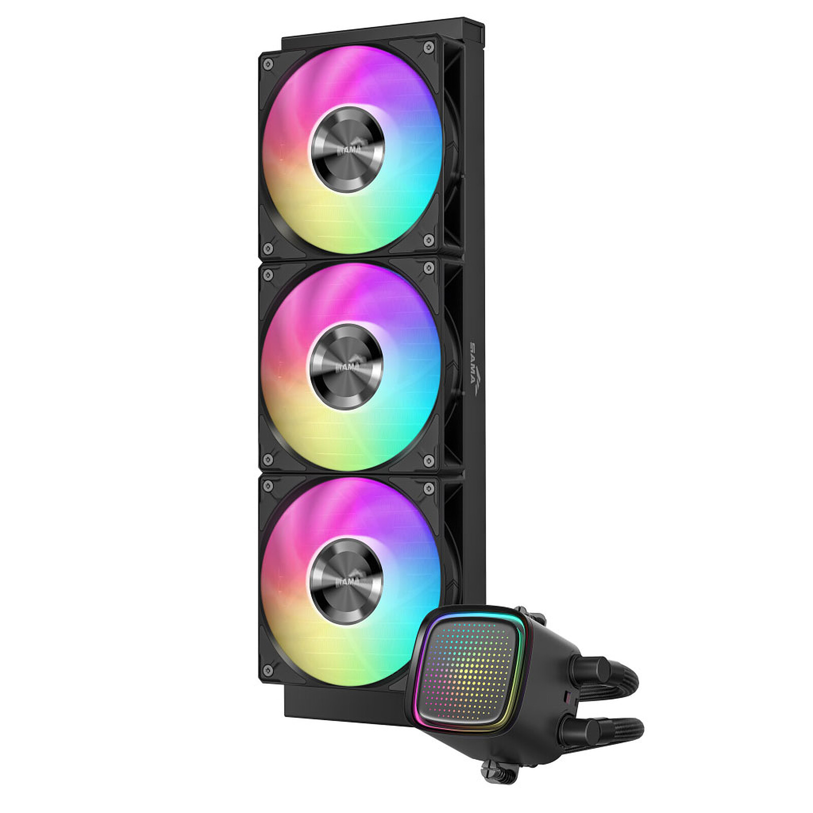 SAMA L50 ARGB BLACK 360mm - immagine 4