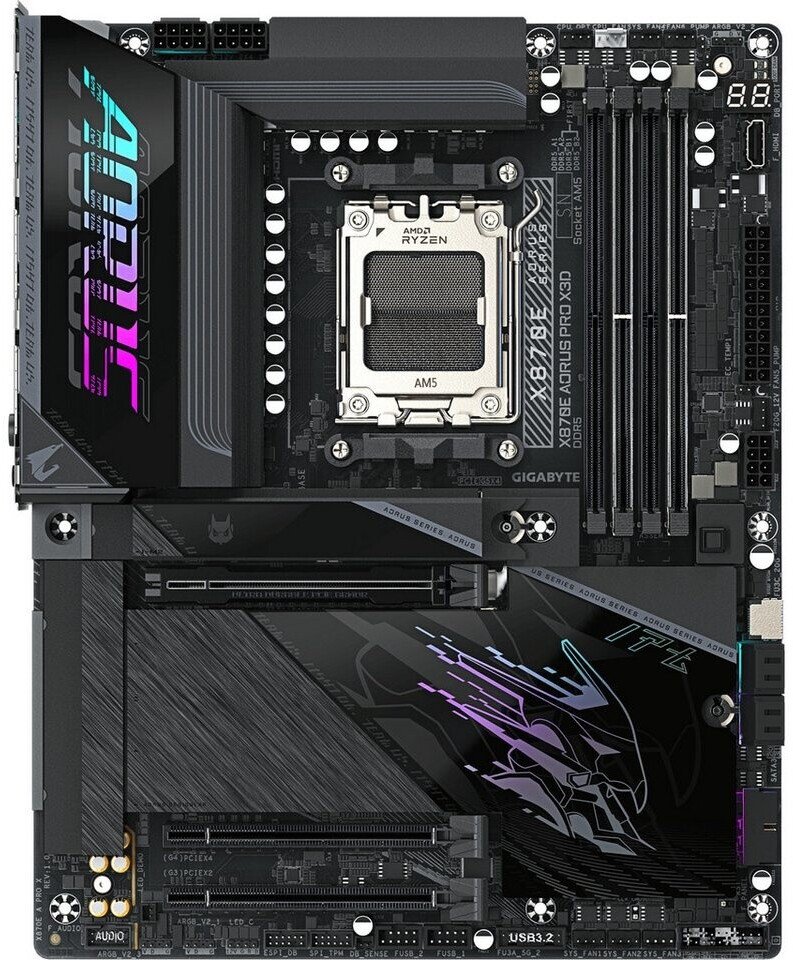GIGABYTE X870E AORUS ELITE X3D SKAM5 ATX - immagine 3