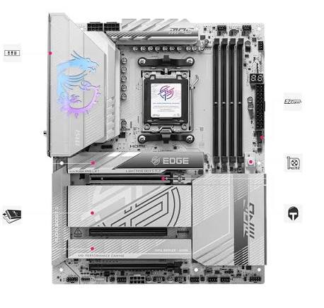 MSI MPG X870E EDGE TI WIFI AM5 ATX - immagine 3